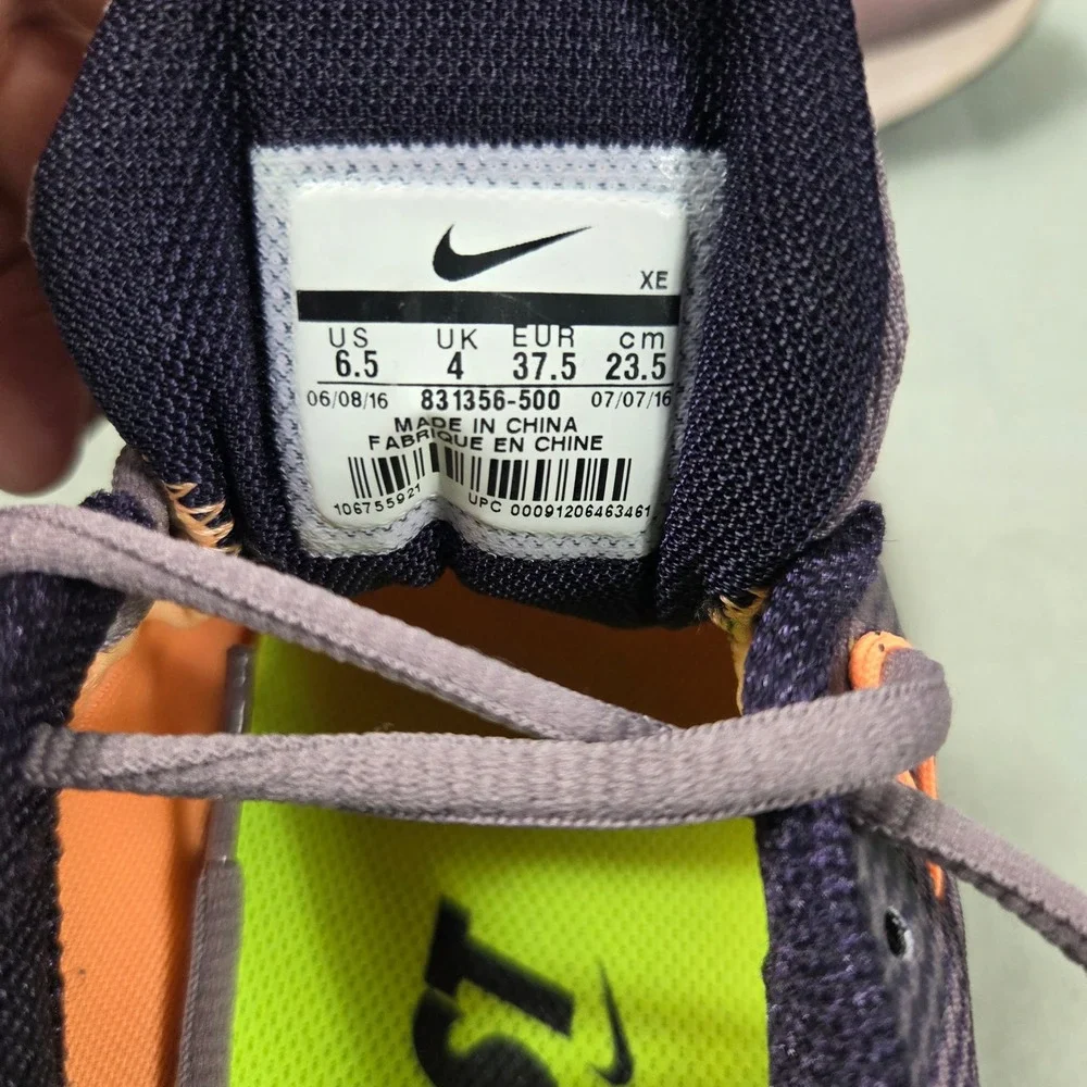 Nike Air Zoom Pegasus 33 Womens Running Shoes Plum Orange 831356-500 US 6.5